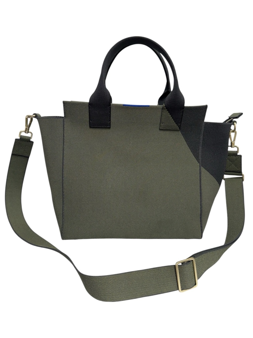 Rothy's Olive Green & Black Tote Bag